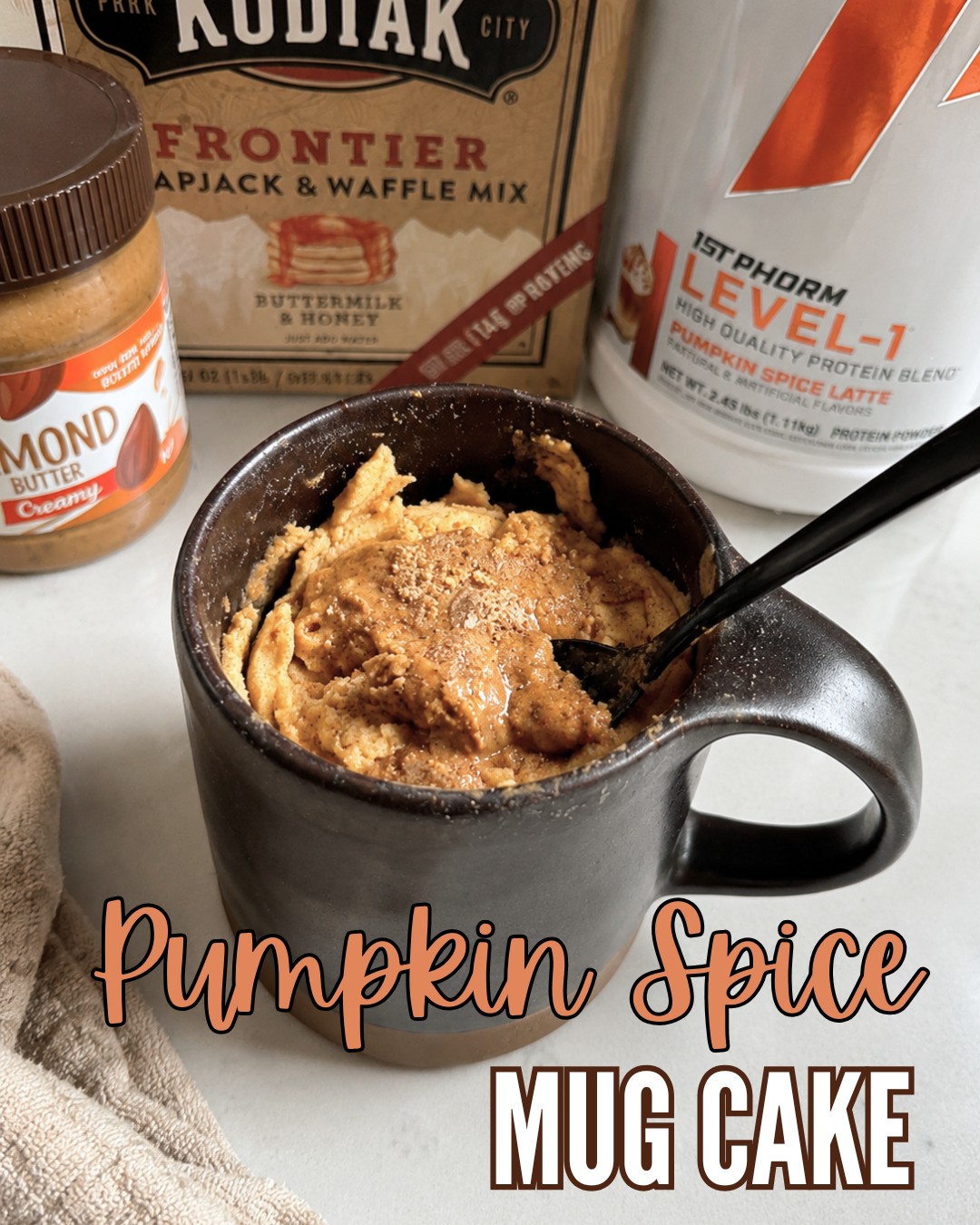 Pumpkin Protein Mug Cake