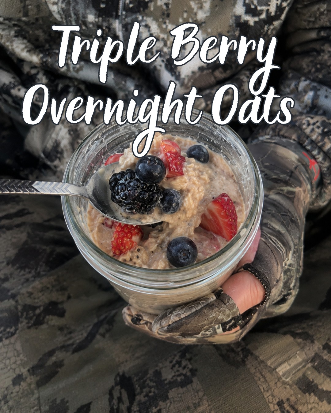 Triple Berry Overnight Oats